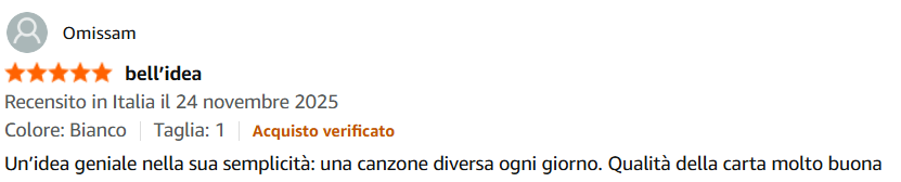 Review 2 Calendario Musicale