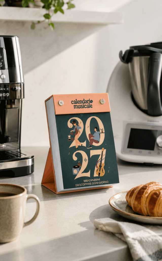 Calendario Musicale - idea regalo per genitori, amici e sorelle. Ideale come elemento di arredo in casa
