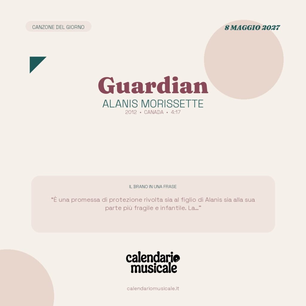 Guardian di Alanis Morissette – Calendario Musicale 2027